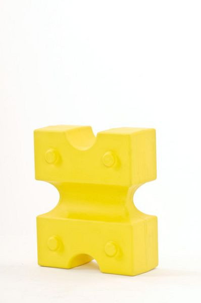 Growi Cavaletti bloc Knuffi, couleur : jaune, 10092028