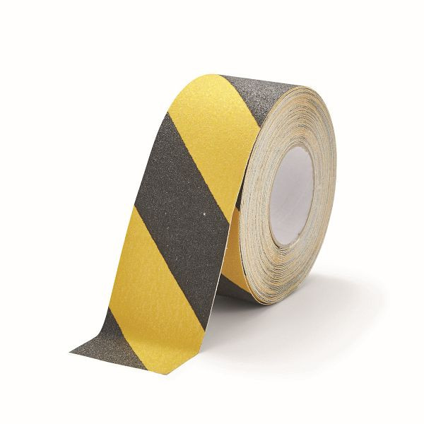 Ruban antidérapant DURABLE DURALINE GRIP 15 mx 75 mm noir-jaune, 1085130