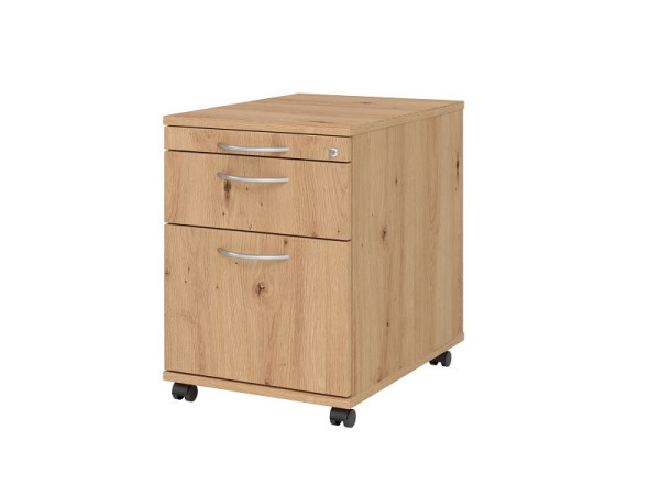 Conteneur roulant Hammerbacher 58cm, 1 tiroir, 1HR, serrure BM Asteich, VAC20/R/R/BM