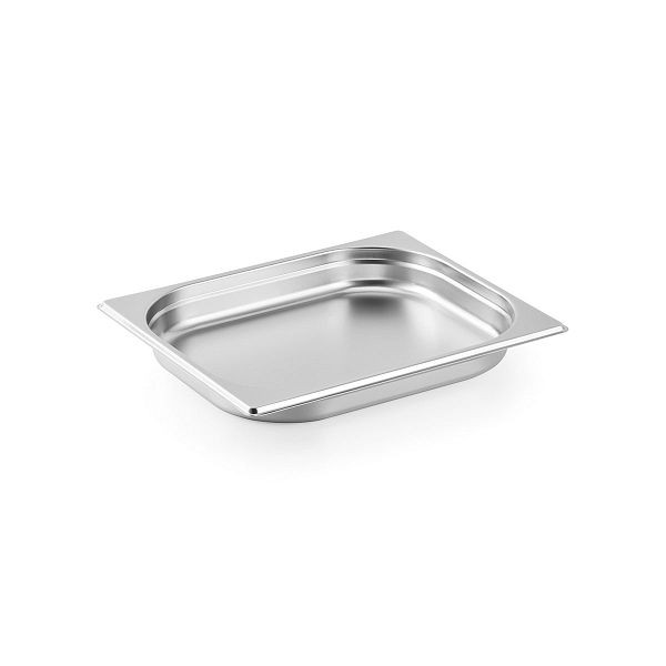 Vaiotec TOPLINE Récipient gastronorme GN 1/2 - 40 mm, acier inoxydable AISI 304, 32,5x26,5x4 cm, 10618