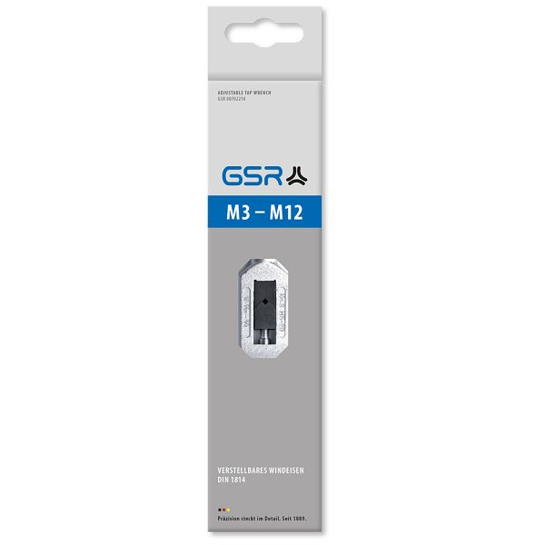Clé à taraud réglable GSR DIN 1814 n° 1 1/2 SB, 00705040