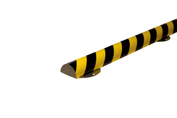 Kit de protection murale Knuffi, type C+, réfléchissant jaune/noir 1, avec 4 vis, WPCR-18722