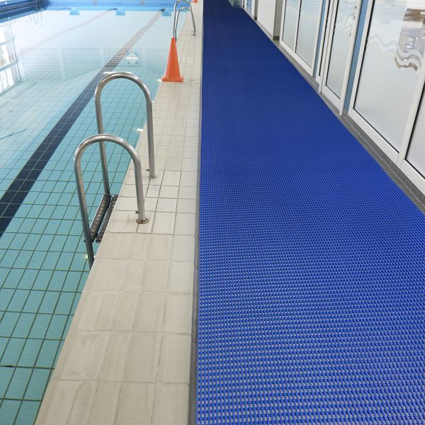 Notrax Akwadek tapis d'hygiène antidérapant 536, bleu, 91 cm, vendu au mètre, 536C0036BU