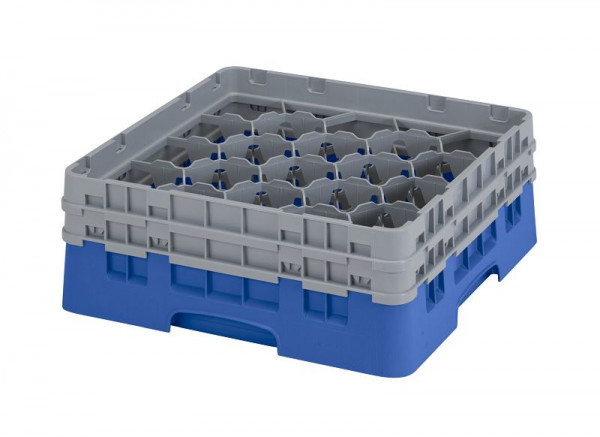Panier de lavage Cambro 20 compartiments Camrack® 13,3 cm bleu, lot de 4, 20S434168
