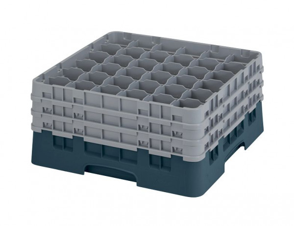 Panier de lavage Cambro 36 compartiments Camrack® 19,6 cm turquoise, SU: 3 pièces, 36S738414