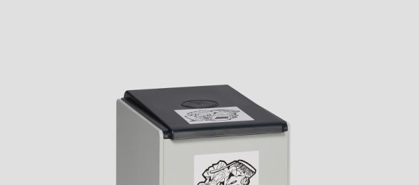 Couvercle VAR pour bidon plastique 40 l, anthracite, 38006