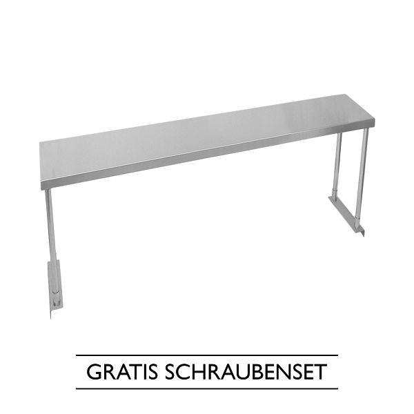 Etagère gastronomique KuKoo en acier inoxydable 150 cm, 24898