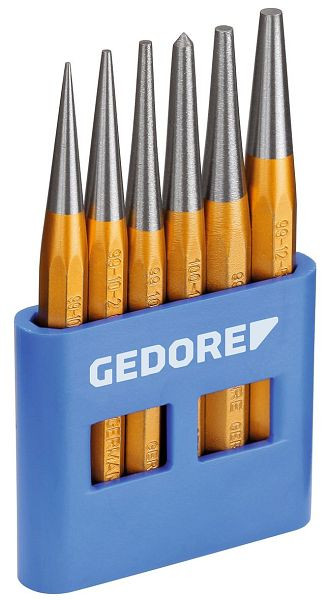 Jeu de poinçons GEDORE, 6 pièces, support PVC, 8753680