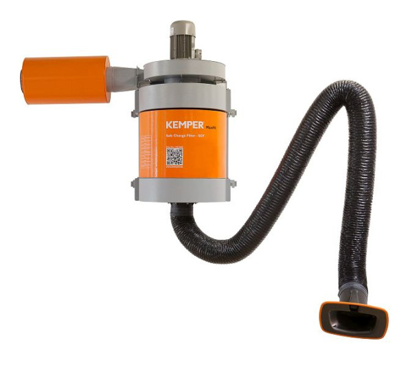 Système d'aspiration ELMAG, MaxiFil, stationnaire, bras d'aspiration Ø 150mm/2m en version tuyau, 58635