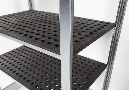 Grille DENIOS en polyéthylène (PE), comme niveau de stockage supplémentaire pour les rayonnages pour produits dangereux GKG 1360, 199-606