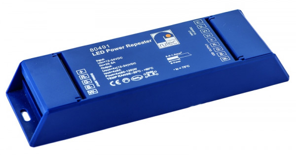 rutec Projekt LED Power Repeater 240W / 12V 480W / 24V Power Repeater multicolore 4 - canaux, PHZ491
