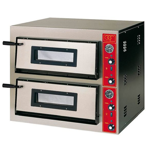 Four à pizza à deux chambres GGF, 8,4 kW, 900 x 735 x 750 mm (LxPxH), PP0402430