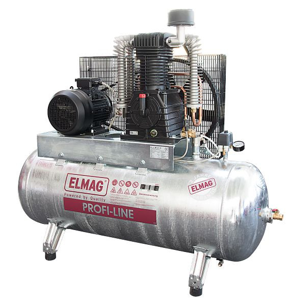 Compresseur ELMAG PROFI-LINE 'galvanisé', PL-Z 1200/10/270 D, avec système étoile-triangle, 11031