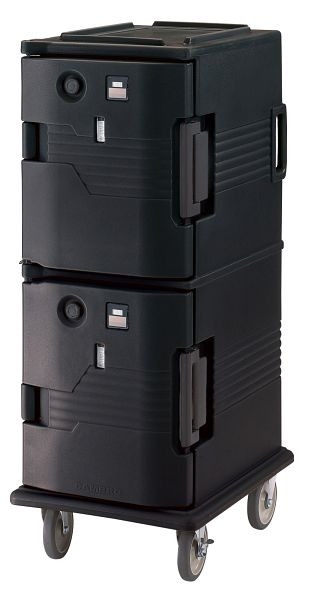 Cambro Ultra Camcart® avec portes chauffantes 220V noir, UPCH8002110