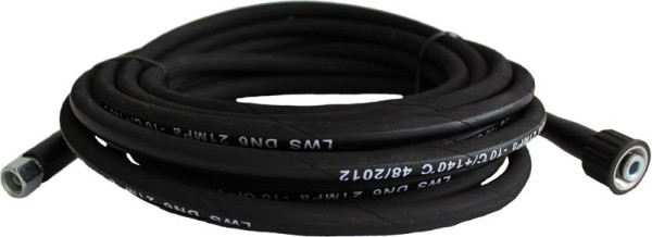 LAVOR tuyau haute pression acier tressé 8 mètres - M22 / Ø15-1 / 4 pouces F - Ø1 / 4 pouces, 40180003