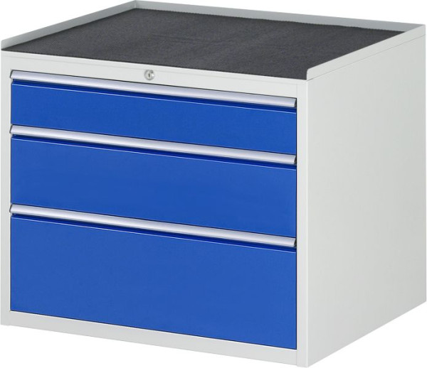Armoire à tiroirs RAU série 7000, L770xP650xH645mm, tiroirs : 1xH120, 1xH180, 1xH240mm, support métallique, 03-XL3.16A-MT.11