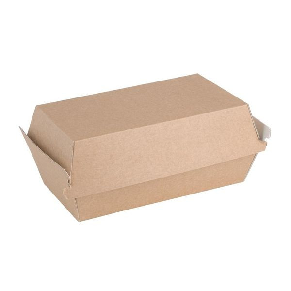 Fiesta Compostable Boîtes menu compostables Kraft petit 172mm (200 pièces), FB666