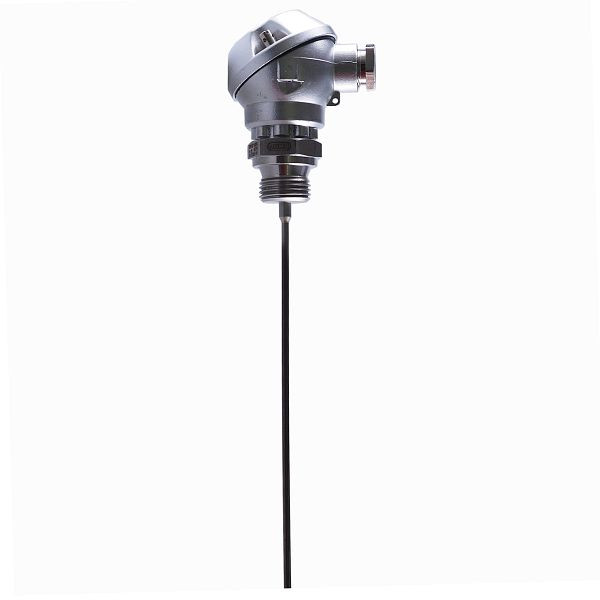 Thermomètre à résistance à enveloppe JUMO, 1xPt100 zl, 3x300mm, G 1/2, -50 à + 600°C, 00057512