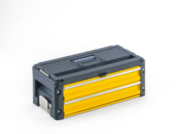 Metra mallette à outils 2 tiroirs module extension jaune, 10517