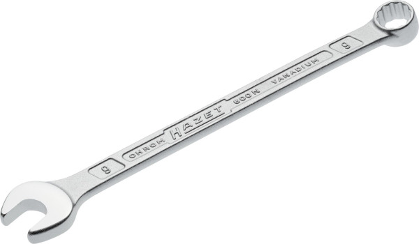 Clé mixte Hazet, profil de traction extérieur double hexagonal, 9 mm, 600N-9