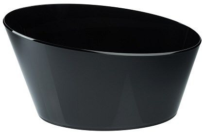 Seau à champagne Contacto, ovale noir 46 cm, 6760/450