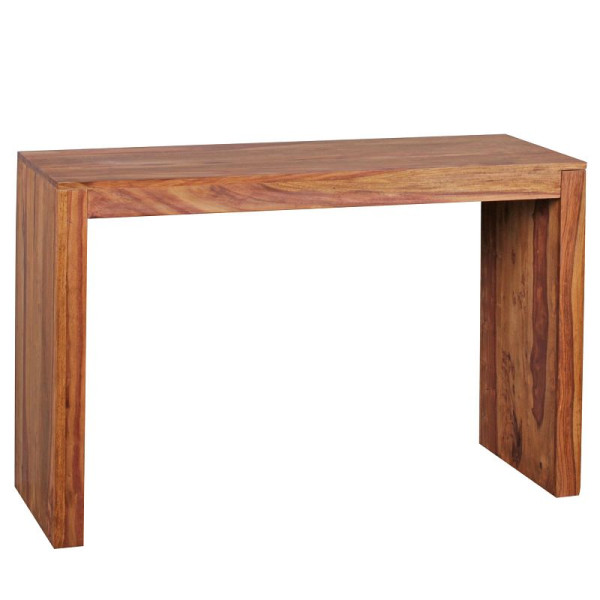 Wohnling Table console MUMBAI console en bois massif Sheesham 115 x 40 cm style maison de campagne, bois naturel moderne, WL1.785