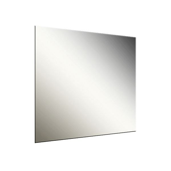 Miroir mural Air Wolf, série Kappa, H x L x P : 389 x 389 x 9 mm, acier inoxydable poli, 60-880
