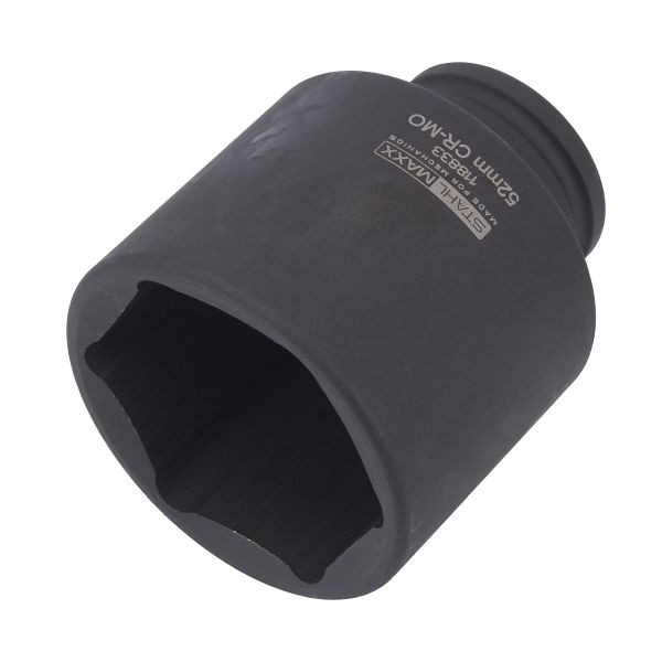 Clé à douille Stahlmaxx, 6 pans, 52 mm, 1/2" pour écrous d'essieu chez LRA, XXL-118833