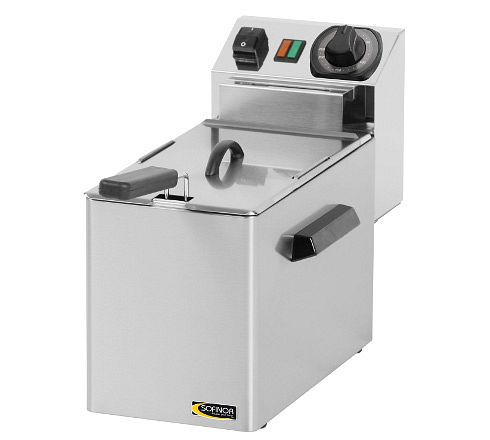 Friteuse électrique de table SOFINOR, 5 litres, châssis inox, sans robinet de vidange, FED05
