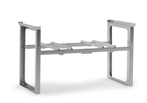 Râtelier à fûts DENIOS pour 2 fûts de 200 litres chacun, empilable, 1429 x 682 x 837 mm, 291-772
