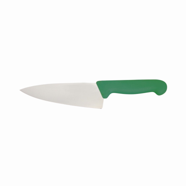 Couteau de chef Schneider, taille : 16 cm, manche vert, 260806