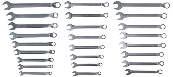 Jeu de clés mixtes KS Tools, 25 pièces décalées, 6-32 mm, 517.0099