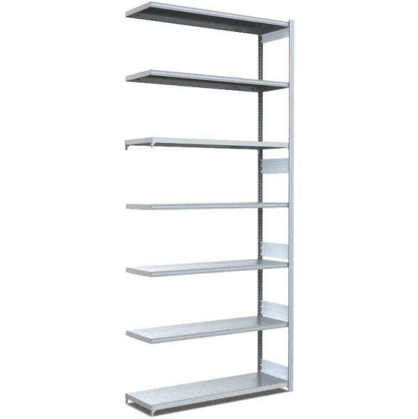 Rayonnage BITO type : L/M/S champ complémentaire 40mm jeu de sol /L 100kg 2999x996x424 galvanisé, C1231-0010
