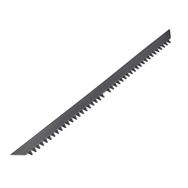 Notrax Master Flex D12/C12 Rampes de sécurité en nitrile Tapis d'entrée Accessoire 597, Noir, 6 cm x 100 cm, Rampe femelle, 597F0100BL