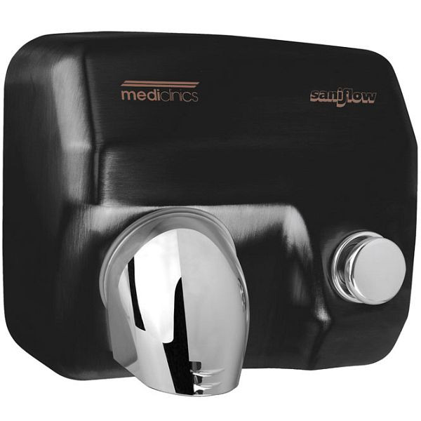 Sèche-mains Mediclinics Saniflow Push Noir, 205.547