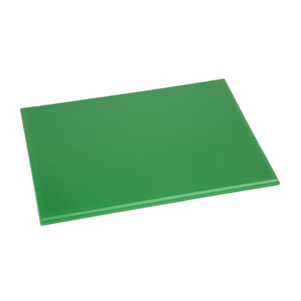 Petite planche à découper Hygiplas HDPE verte 300x 225x12mm, HC865
