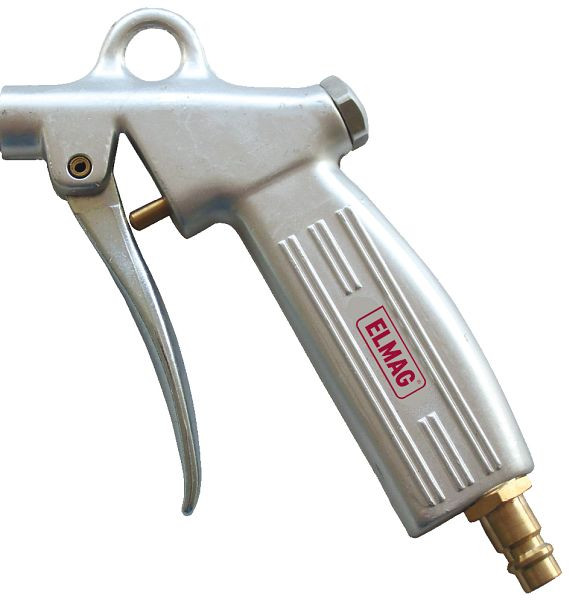 Pistolet de soufflage ELMAG ELOX, aluminium, sans buse, avec raccord, 32242