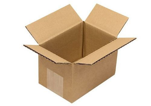 Boîte pliante en carton ondulé TransPak 1 paroi, dimensions intérieures 150 x 100 x 100 mm, qualité 1,20C, paquet de 50, 299209