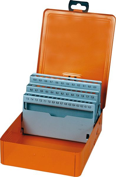 Cassette métallique Projahn neutre 6-10 / 0,1 41 pièces, 61041