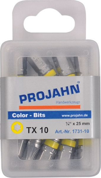 Embout marqué Projahn 1/4" L25 mm TX T40 lot de 10, 1737-10