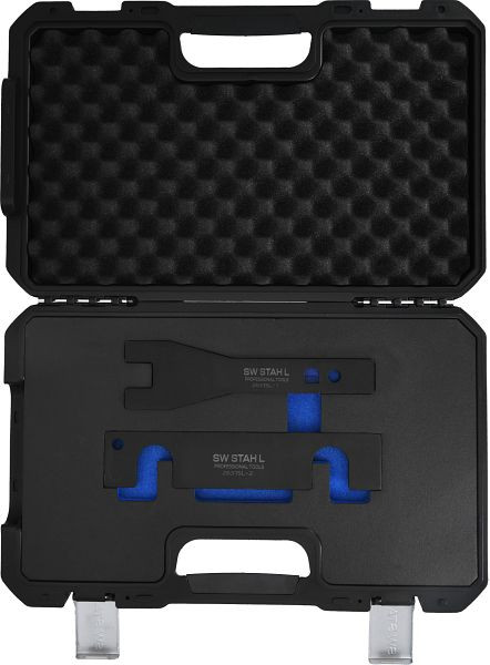 Jeu d'outils de réglage moteur SW-Stahl, Opel, pour bloquer l'arbre à cames et le vilebrequin sur les moteurs essence 3 cylindres 1,0 litre turbo SIDI, 26315L