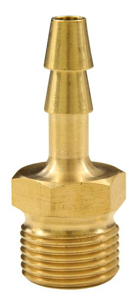 Embout de tuyau ELMAG avec filetage extérieur, AG 3/8', 6 mm, laiton, 42354