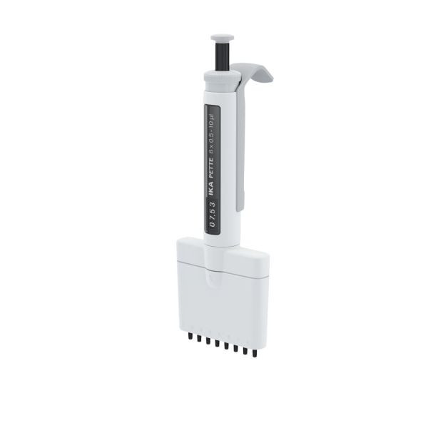 Pipette IKA, 8 canaux, volume variable, IKA PETTE multi 8 x 0,5 - 10 µl, 0020017943