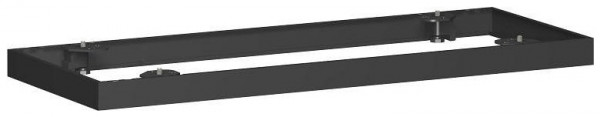 base métallique geramöbel pour armoire à volets roulants, sélection selon la largeur de l'armoire, 1000x50, noir, N-10MSQ10-Z