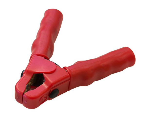 Borne polaire ELMAG (rouge +) entièrement isolée, 500 A, longueur : 115 mm pour START BOOSTER 1600, 57104