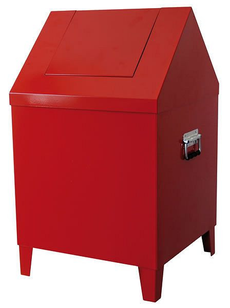 Boîte à laine de nettoyage de sécurité ADB entièrement rouge feu, 22531