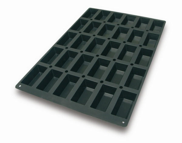 Moule à pâtisserie Schneider en silicone rectangle, 40x 60 cm, rectangle 100x52 mm, hauteur 30 mm, 115307