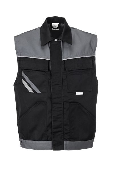 Gilet Planam Highline, noir/ardoise/zinc, taille XXXL, 2713064