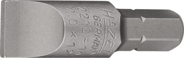 Embout Hazet, hexagonal plein 8 (5/16 pouce), profil de fente, 2 x 12 mm, 2210-14