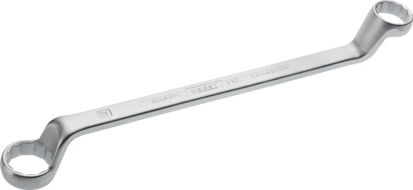 Clé polygonale double Hazet, profil extérieur double hexagonal, 27 x 32 mm, 630-27X32